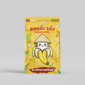 Chuối sấy - Vị gừng đường 50gr